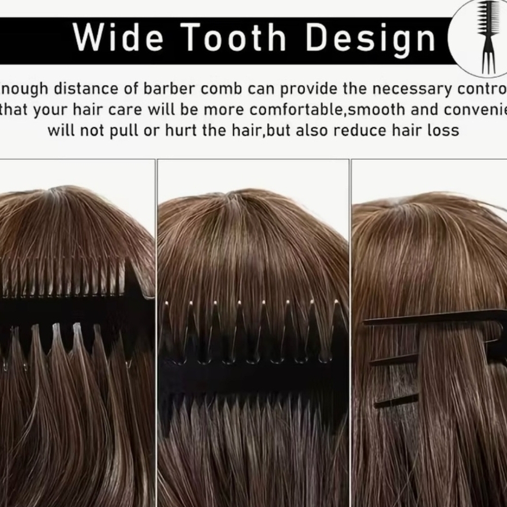 💕$3 Bundled NWT Black Multifunctional Styling Comb